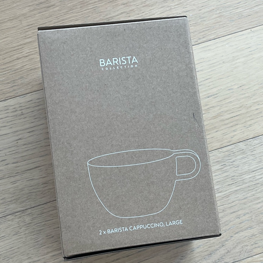 Nespresso large Barista Cappuccino Cups Set of 2